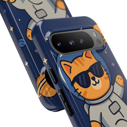Astronaut Cat Tough Phone Case - Space Cat Accessory