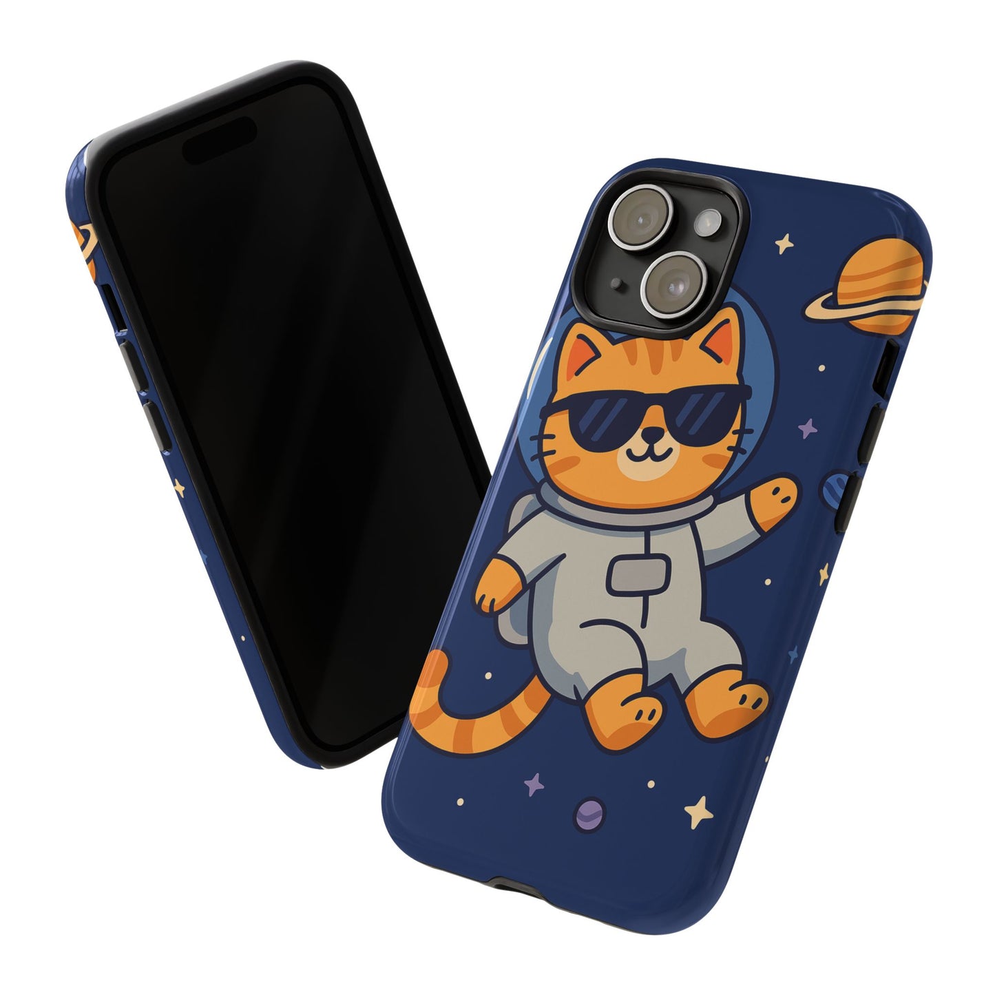 Astronaut Cat Tough Phone Case - Space Cat Accessory