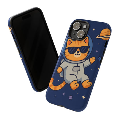 Astronaut Cat Tough Phone Case - Space Cat Accessory