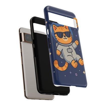 Astronaut Cat Tough Phone Case - Space Cat Accessory