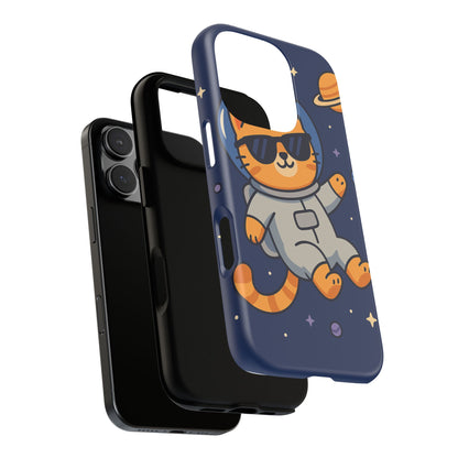 Astronaut Cat Tough Phone Case - Space Cat Accessory