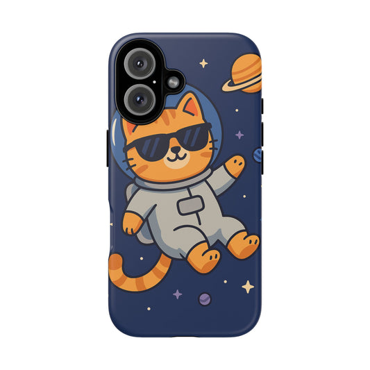 Astronaut Cat Tough Phone Case - Space Cat Accessory