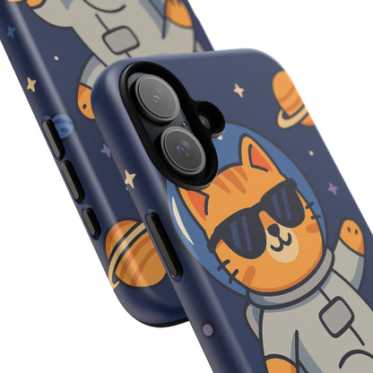 Astronaut Cat Tough Phone Case - Space Cat Accessory