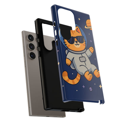Astronaut Cat Tough Phone Case - Space Cat Accessory