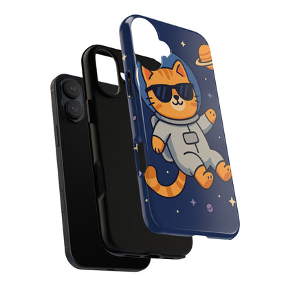 Astronaut Cat Tough Phone Case - Space Cat Accessory