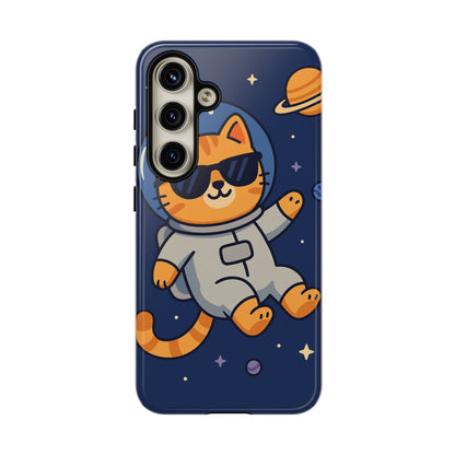 Astronaut Cat Tough Phone Case - Space Cat Accessory