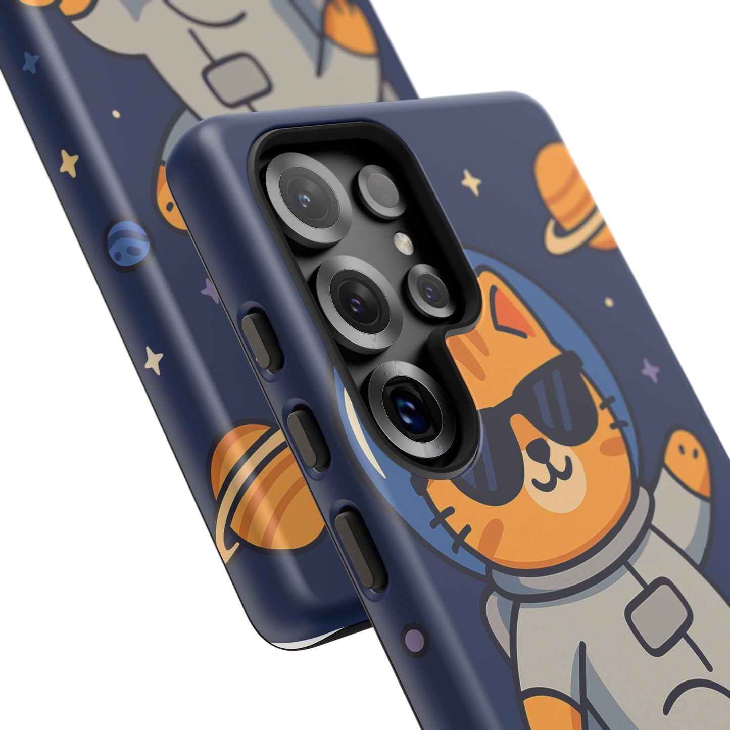 Astronaut Cat Tough Phone Case - Space Cat Accessory