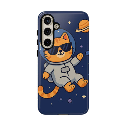 Astronaut Cat Tough Phone Case - Space Cat Accessory