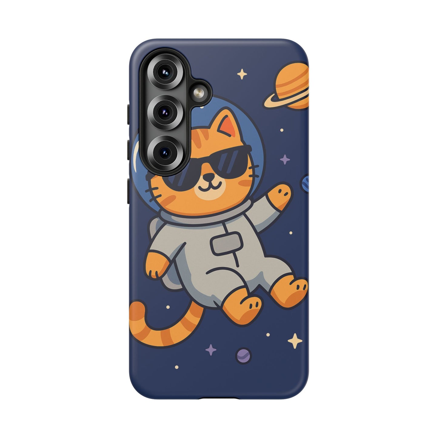 Astronaut Cat Tough Phone Case - Space Cat Accessory