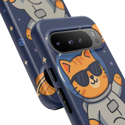 Astronaut Cat Tough Phone Case - Space Cat Accessory